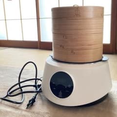 Oclasi O'MUSU電気蒸し器 ホワイト　美品 Oclasi O'MUSU電気蒸し器 ホワイト - メルカリ