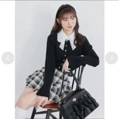 [タグ付き新品]majestic legon 襟ニットカーディガンのサムネイル