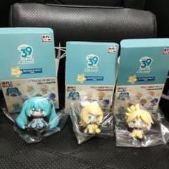 初音ミク　39の日記念くじ　C賞　ちょこんとフィギュア　3種のサムネイル