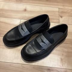 ZARA メタルプレートローファー 厚底 42のサムネイル