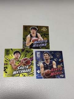 B.LEAGUE 選手ステッカー 3枚セット 比江島慎 渡辺翔太 森井健太のサムネイル