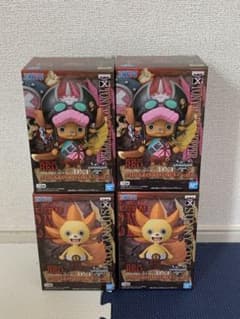 ONEPIECE フィギュア チョッパー×2、サニーくん×2のサムネイル