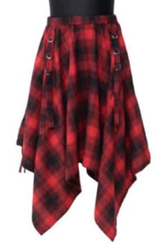 CIVARIZE 赤チェックスカートのサムネイル