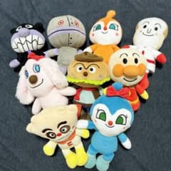 アンパンマン　ぬいぐるみ　セット　まとめ売りのサムネイル