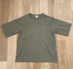 Champion T1011 Tシャツ L オリーブ USA製ARMY アメリカ