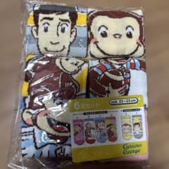Curious George 6足セット 靴下 23〜25cmのサムネイル