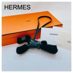 エルメス HERMES バディ BUDY バッグチャーム パンク ブラック 新品のサムネイル