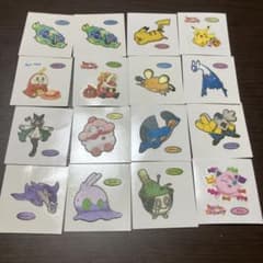 포켓몬빵 씰 16점 정리 판매
