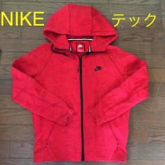 NIKEtech パーカー 美品 Mサイズ レッドのサムネイル