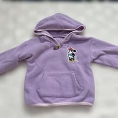 Disney ミニーマウス フリースパーカー パープルのサムネイル