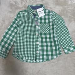 【新品】BRANSHES 長袖シャツ 100cm チェック柄