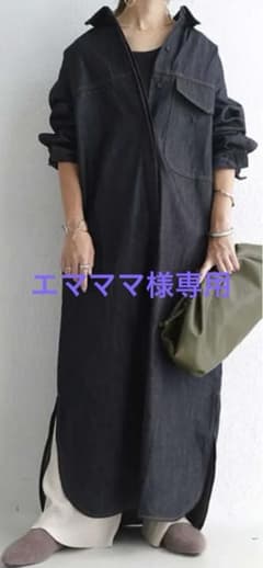 可愛い！！antiqua デニムワンピースのサムネイル