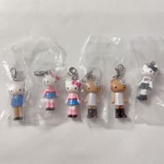 ハローキティ あしながキティ めじるしアクセサリー 6点セット ガチャ - 2