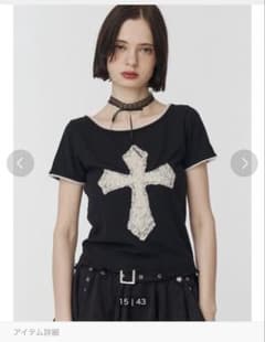 jouetie クロスレースドッキングTシャツのサムネイル