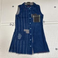 Natural Boo ブーフーウーデニムワンピース 100のサムネイル