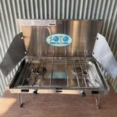 SOTO ツーバーナー 新富士バーナー ST-500 中古　キャンプ　BBQ SOTO ツーバーナー 新富士バーナー ST-500 中古 キャンプ BBQ
