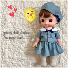 メルちゃん　レミン & ソラン ハンドメイド服 セーラーセットアップのサムネイル