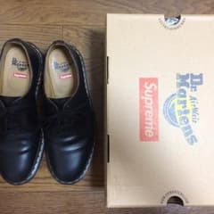 HD様専用supreme × Dr.Martens  4EYE UK8 ブラックのサムネイル