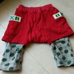 70 ▪ ゴースプラウト 重ね着風ニットパンツのサムネイル