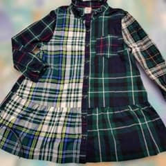 baby GAP チェック柄 長袖シャツ 100cmのサムネイル