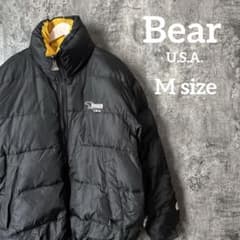 ⭐︎360 Bear U.S.A. 90s✨希少 中綿 ボリュームダウンジャケット 