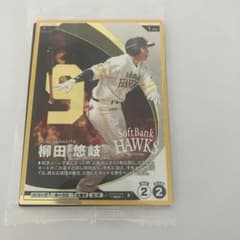 非売品　未開封　柳田悠岐選手カード　セブン‐イレブン限定デザインのサムネイル