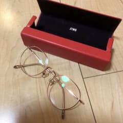 度入りメガネ　JINS ケース付　美品のサムネイル