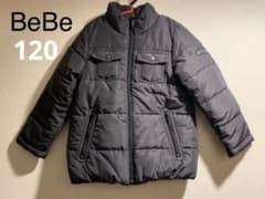 値下げ〜23日まで‼️  bebe  黒  ダウンジャケット  120のサムネイル