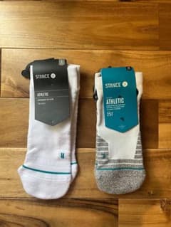 STANCE ATHLETIC ソックス L ホワイト/グレーのサムネイル