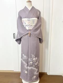 美品　しつけ糸付き　未使用　絞り　正絹訪問着　フルセット4点　卒業式　入学式