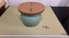 茶道具 水屋瓶 青磯波千鳥図 泉窯 茶会用 木蓋付 - メルカリ