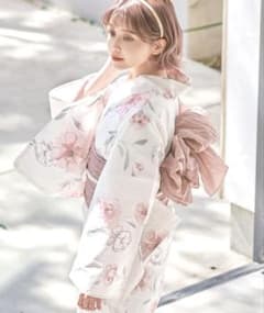 Dita 桜梅桃李　浴衣 Dita 1人で着られる浴衣5点セット 和歌山染工日本染め桜梅桃季 - メルカリ