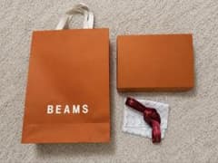 BEAMS ショップ袋 ギフトボックス リボン セットのサムネイル