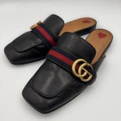 GUCCI グッチ ミュール サンダル GGマーモント シェリーライン 37 GUCCI グッチ ミュール サンダル GGマーモント シェリーライン 37