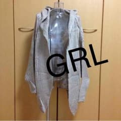 値下げ♡新品♡ GRL フード付きカーディガンのサムネイル