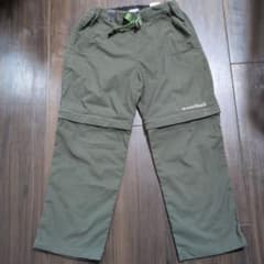 mont-bell キッズ 2WAY ロングパンツ カーキ　サイズ110のサムネイル