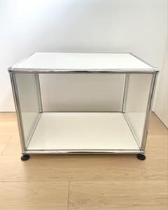 USMハラー ローボード ローテーブル ピュアホワイト - メルカリ