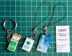 ハイライト＆ホープ＆ケント ミニチュアキーホルダー、ストラップ 3点セットのサムネイル