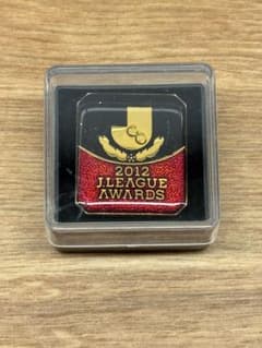 【美品】Jリーグ ピンバッジ 12個セット 木製ボックス付き 非売品・超美品❗️】2012 Jリーグアウォーズ 記念ピンバッジ（ケース