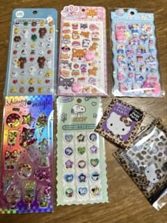 流行りのシール6点セットのサムネイル