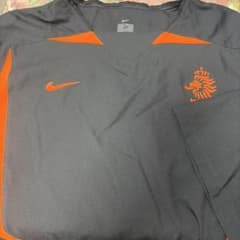 2002 オランダ代表　アウェイユニフォームNIKE ブラック XLのサムネイル