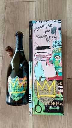 ドンペリバスキア　空瓶空箱