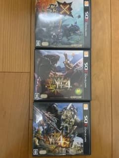Nintendo3DS 몬스터 헌터 시리즈 3 작품 세트