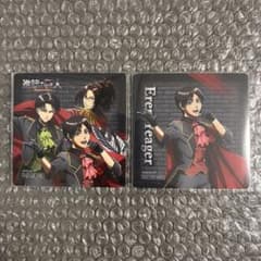 Attack Titan Eren, Levi, Hange, Maneki Neko (beckoning cat) bonus coaster, idol