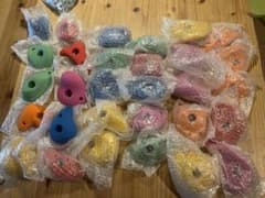 プロ仕様カラークライミングホールド30個セットのサムネイル