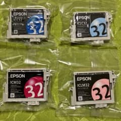 【専用】純正】EPSON IC6CL32(4色のみまとめ) インク　ひまわりのサムネイル