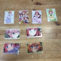 五等分の花嫁 クリアカード 7枚セット まとめ売りのサムネイル