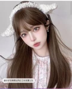 SHEIN ウィッグ　ロング　蜜茶のサムネイル