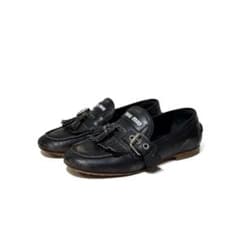 MIU MIU ミュウミュウ フリンジ タッセル ローファー レザー モカシン