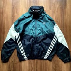 極美品】90s adidas ナイロンジャケット グリーン 常田大希 さん着用